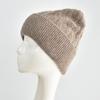 SOMALER Winter Angora Wool Knitted Beanie Hat Soft Warm Winter Twists Pattern Beanie Cable Knit Plain Caps for Women