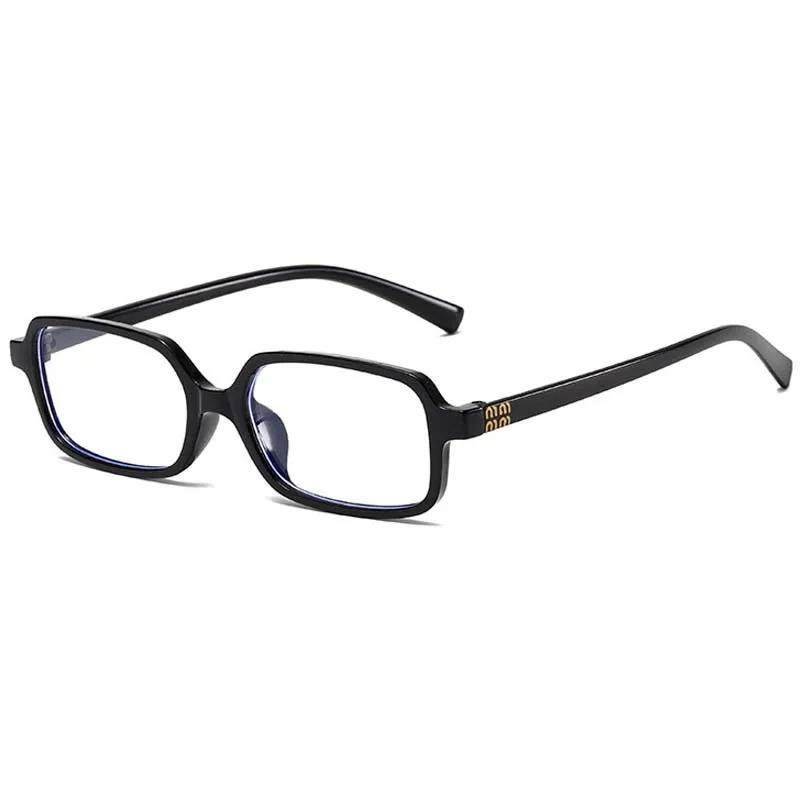 New Fashionable Square Frame Blue Light Barrier Glasses For Men And Women Luxury Brand Ultra Light Fashion Glasses
