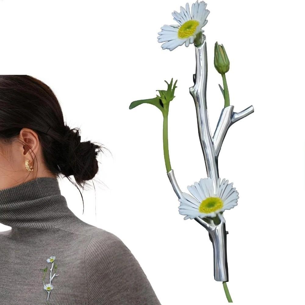 Can Be Arranged in Flower Mini Cabbage Vase Brooch Exquisite Flower Arranging Brooch Dinner