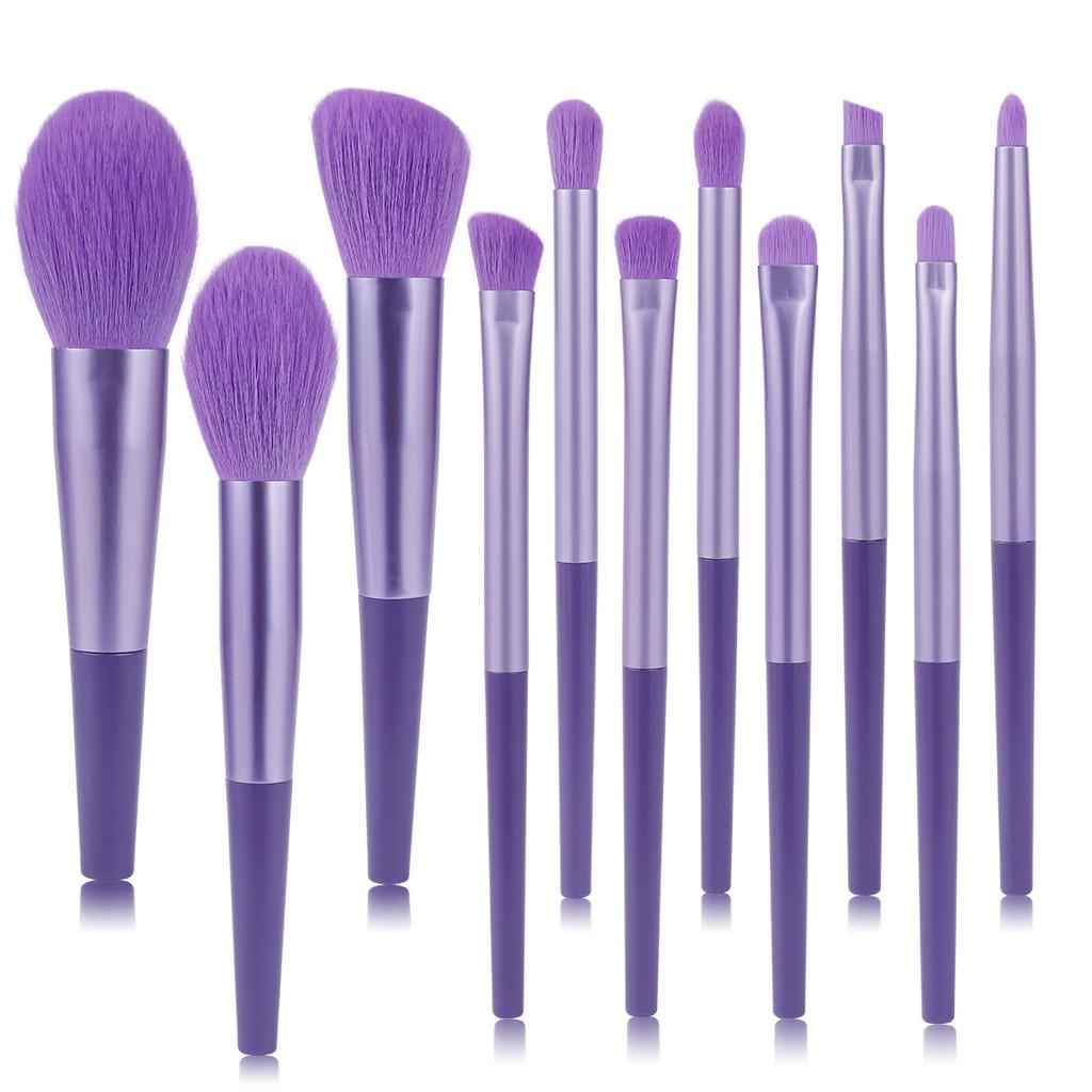 Makeup Brushes 11 Fiber Hair Makeup Brush Set, Blush Eyeshadow Brush Foundation Brush Beauty Tools