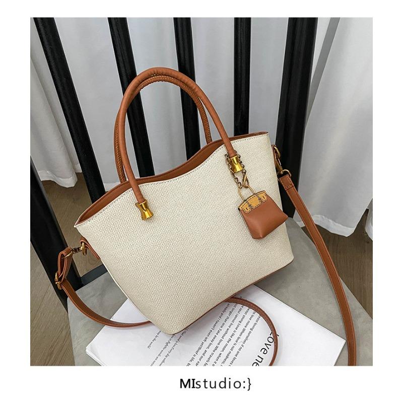 

Ретро сумка большой вместимости женская новая сумка на плечо модная универсальная сумка-тоут для поездок на работу