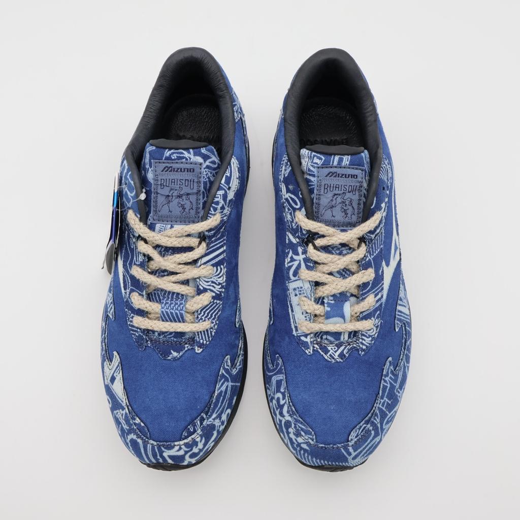 D1GD244101 Buaisou Mizuno Wave Rider I2 Mugen blue White (Men's)