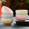 Janpanese Ru Kiln Ceramic Teacup Handmade Personal Meditation Cup Household Tea Bowl Kung Fu Tea Set Drinkware Accessories New