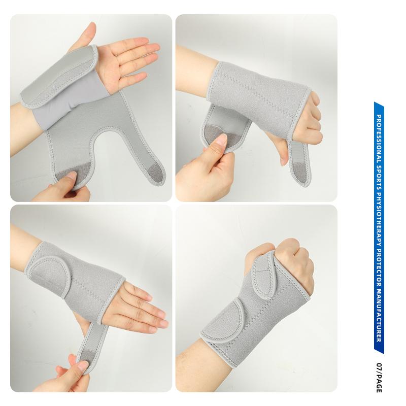 OLIKEI New Tendon Sheath Wrist Brace Fixed Wrist Strap Breathable Adjustable Anti-Sprain Wrist Support Steel Plate Wrist Protector Stabilizer