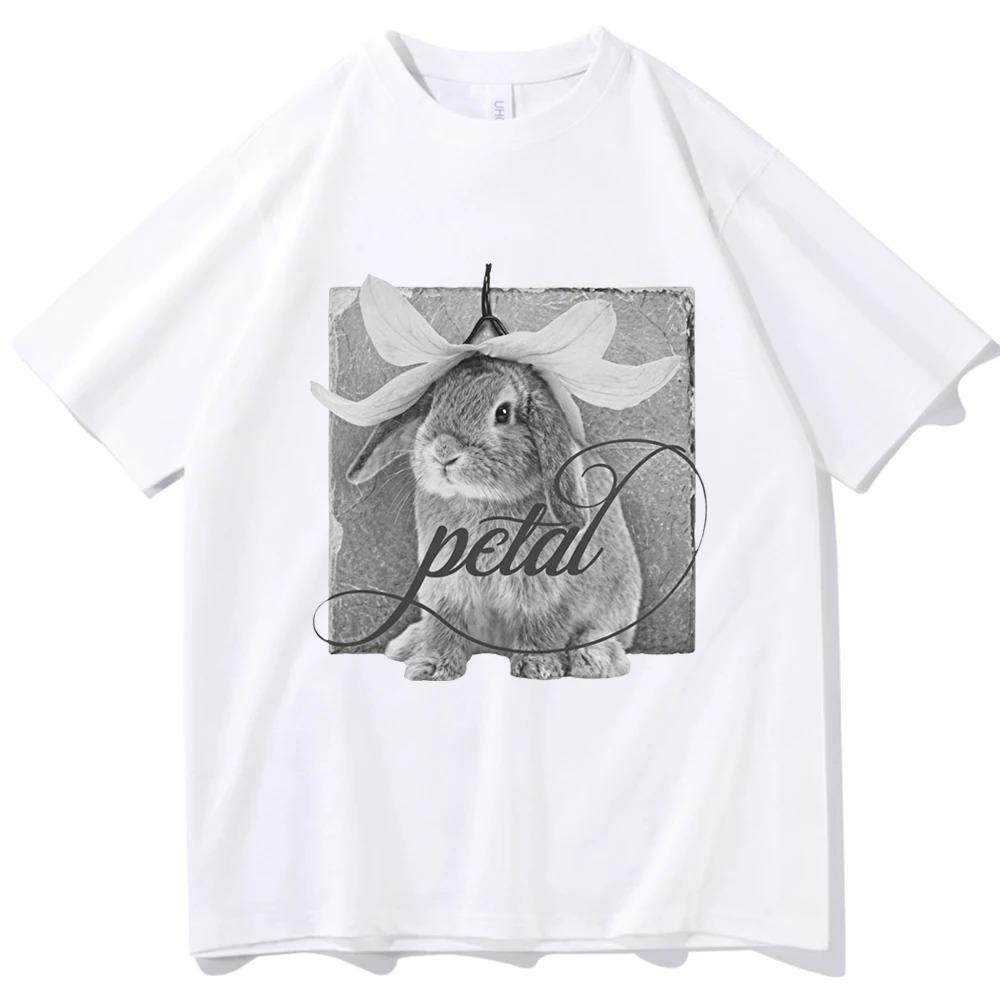 

2026 Ariana-Grande Petal T-shirt Man Woman Harajuku Short Sleeve O-neck Casual Shirt Hip Hop Streetwear Oversized Tshirt 4XL