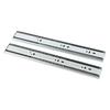 14in Side Mount Drawer Slides Quiet Smooth Double Spring Buffer Cold Rolled Steel Side Hanging
