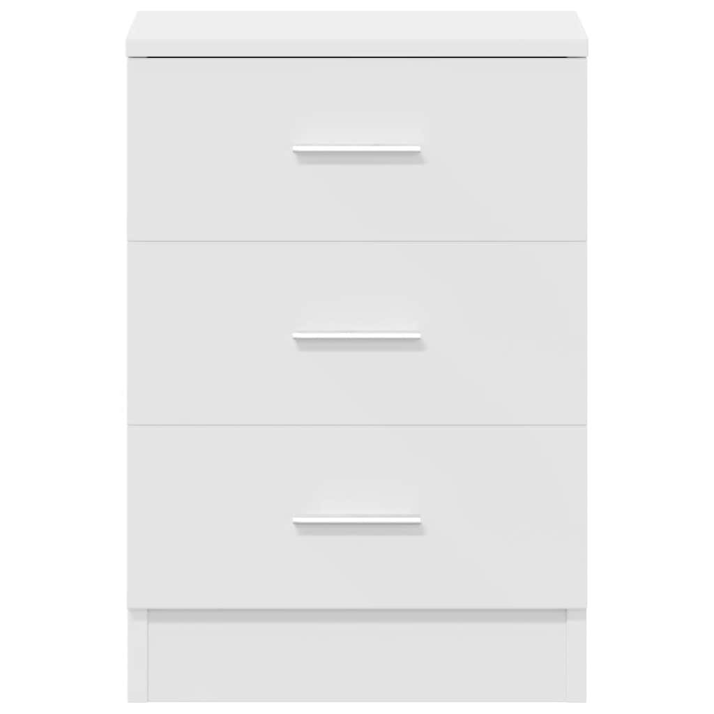 Nightstand White 38 x 35 x 56 cm Engineered Wood