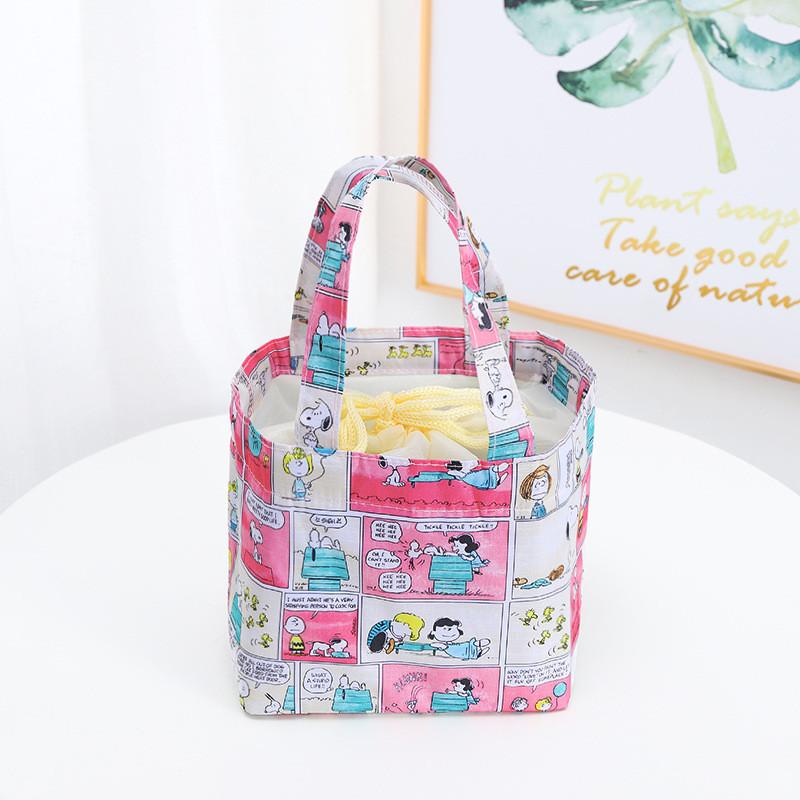 Bag Insulated Lunch With Drawstring For Outings And Picnics