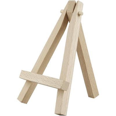 Miniatur-Staffelei aus Holz zur Präsentation von Miniaturkunstwerken. Ref 221580
