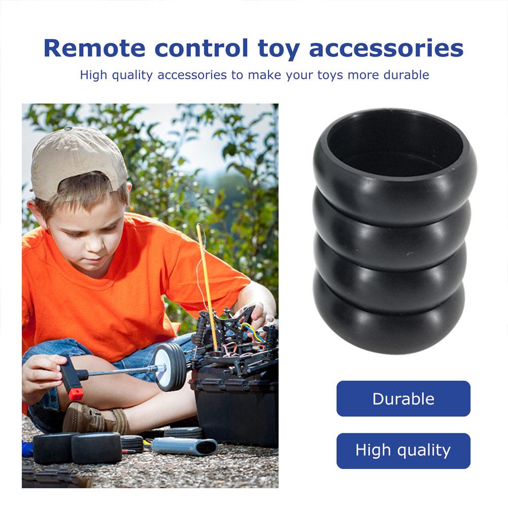 4pcs Wheel Tires Tyre Upgrade Parts 25mm Rubber Wheel Tyre Replacement RC Car Wheel Tires Accessories for  1/28 K969 K989