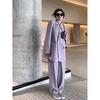 Women's Fashionable Slimming Loose-Fit Two-Piece Suit Jacket - Korean Style for Spring/Autumn 2026