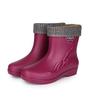 Short and medium tube waterproof rain shoes women's new adult warm and non-slip middle and old rain boots car wash kitchen rubber shoes water boots