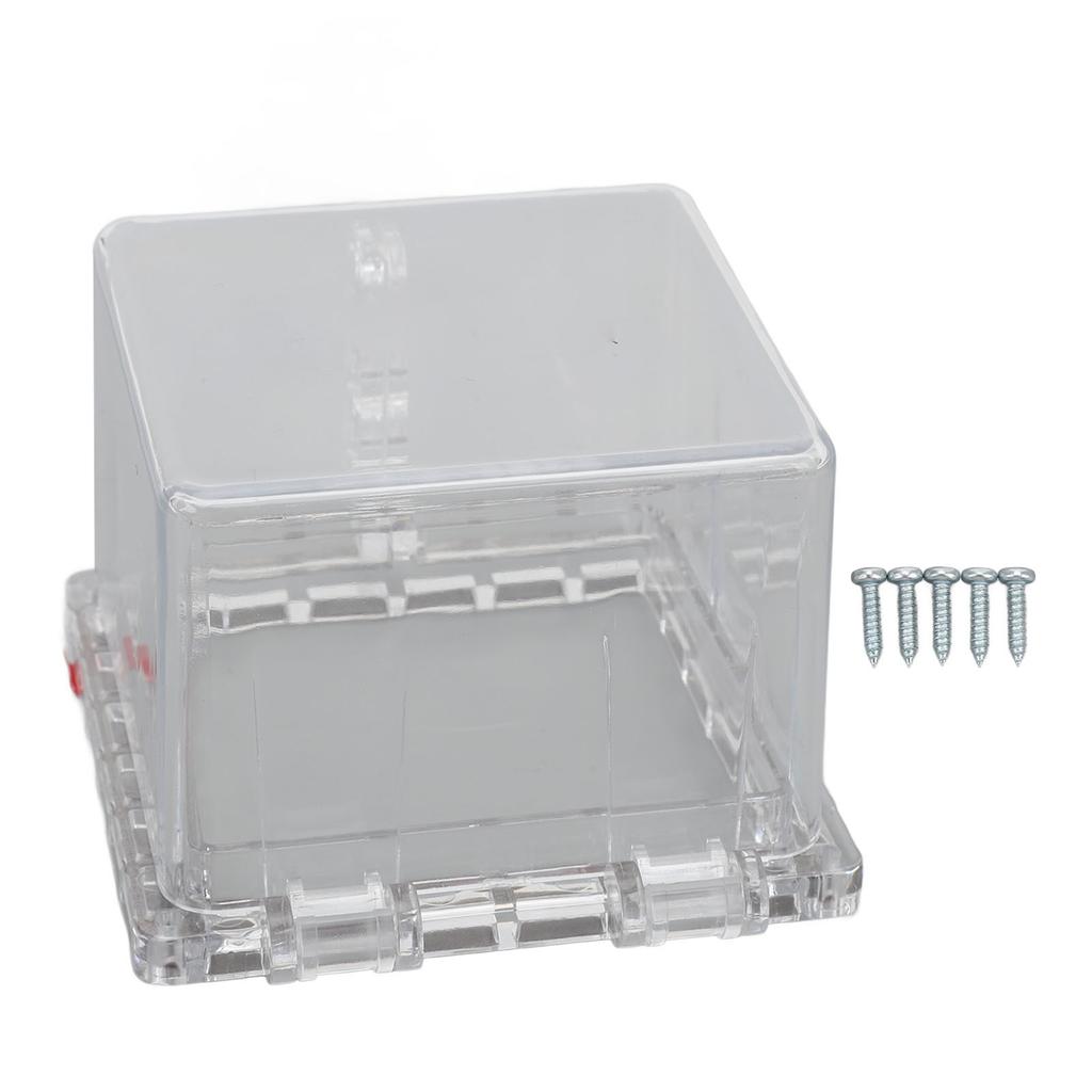 Push Button Lockout Energy Isolation Industrial Power Switch Cover Transparent Emergency Stop