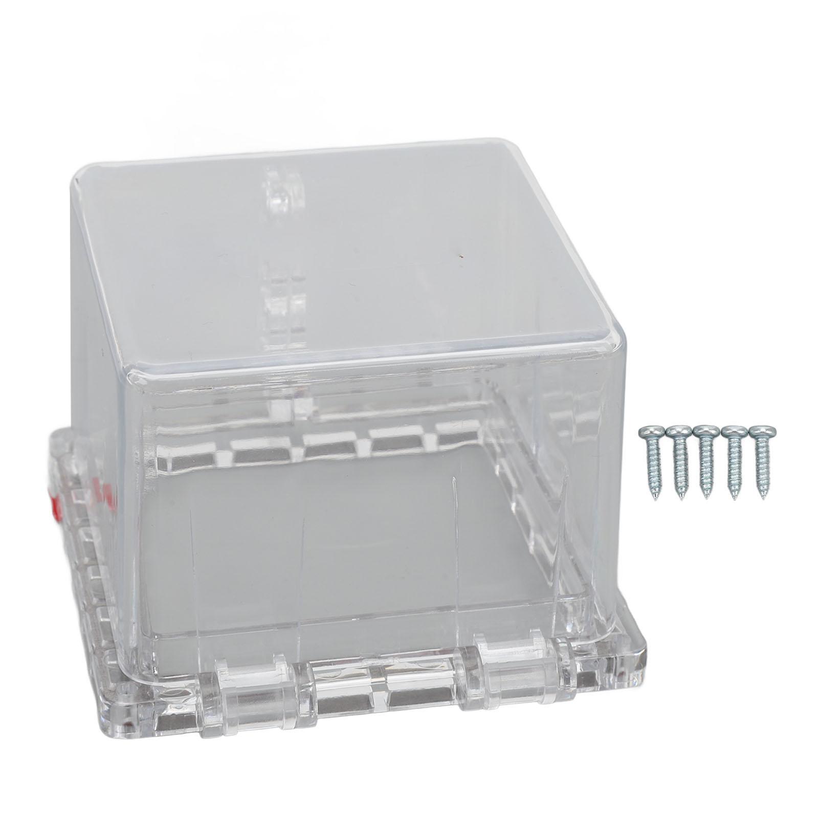 

Push Button Lockout Energy Isolation Industrial Power Switch Cover Transparent Emergency Stop