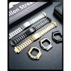 New Mod Kit Accessories for Casio Small Square Watch 3578 GW-BX5600 Metal Case Bezel Stainless Steel Strap Men Black/Gold/Silver