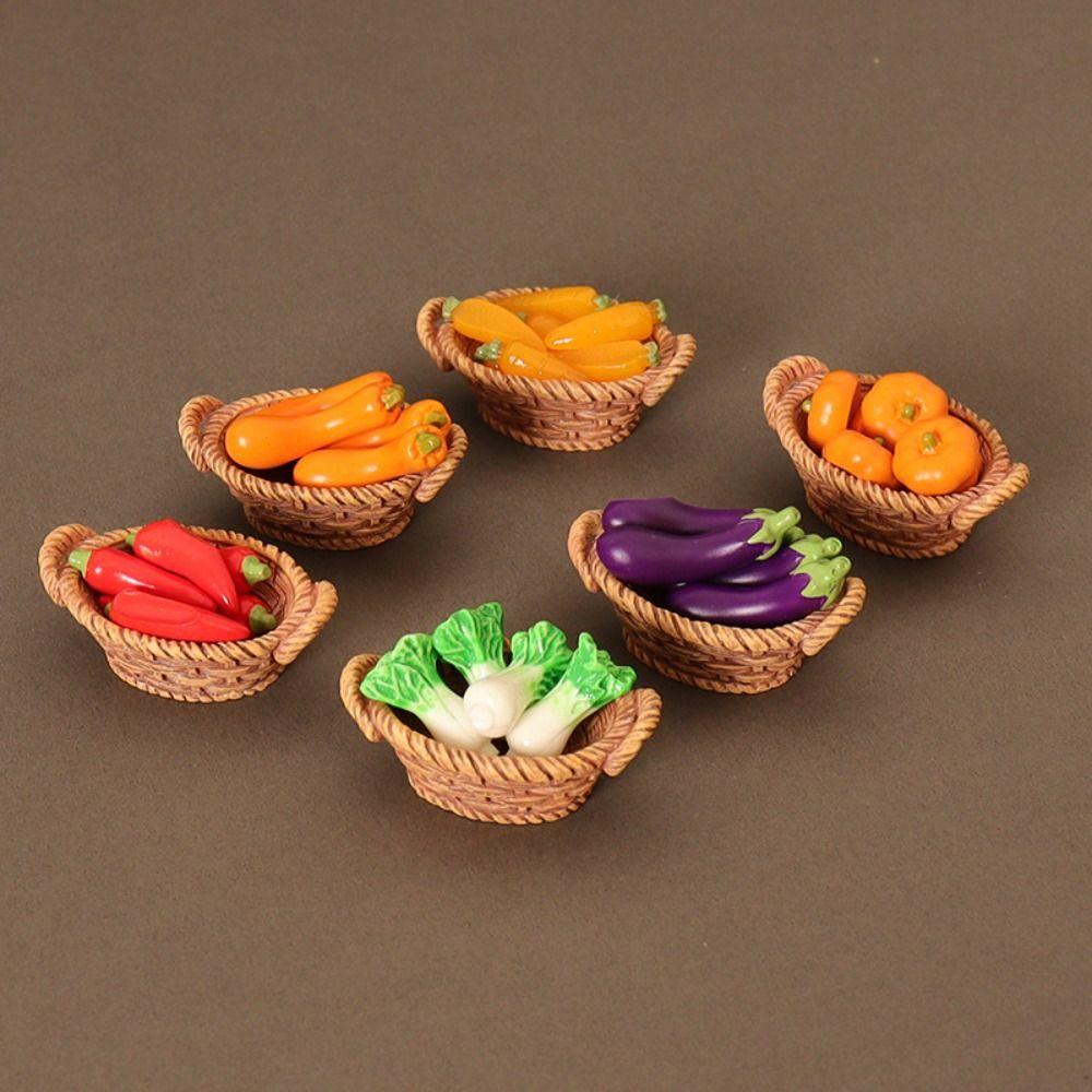 

1Set 6 Styles Chili Peppers DIY Food Play Model OB11/Dollhouse Decoration 5