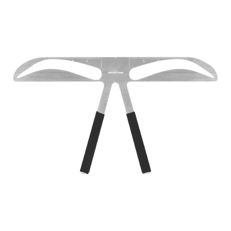 Eyebrow Ruler Tool Permanent Makeup Eye Brow Lip Grooming Tattoo Stencil Shaper Rule Measure Stainless Steel