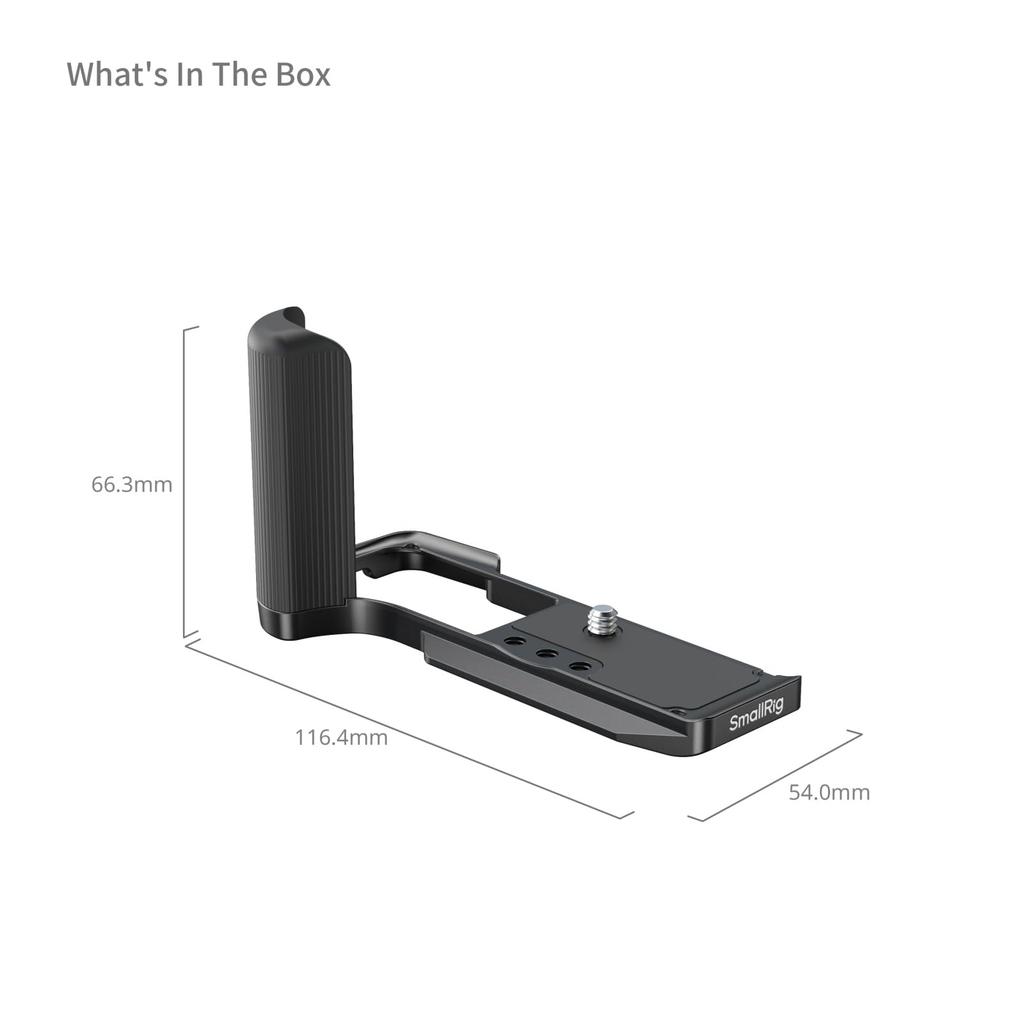 SmallRig R50 V L-Shaped Mount Plate with Handle for Canon (Black) 5429