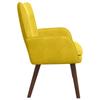 2 Seater Sofa Yellow 115 X 61 X 87 Cm Velvet (V)