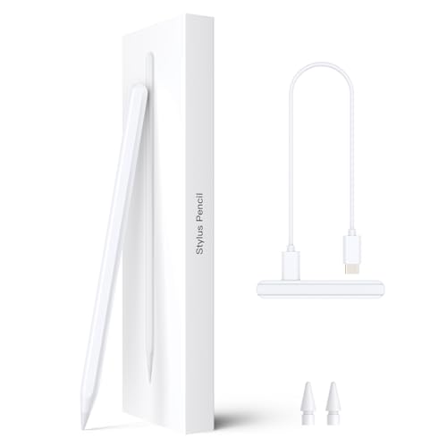 

[Authentic] Apple Pencil 2nd Generation Bolvunes iPad Pencil Compatible Wireless Charging [Breakthrough in Cutting-Edge Technology] Stylus Pen with Ul