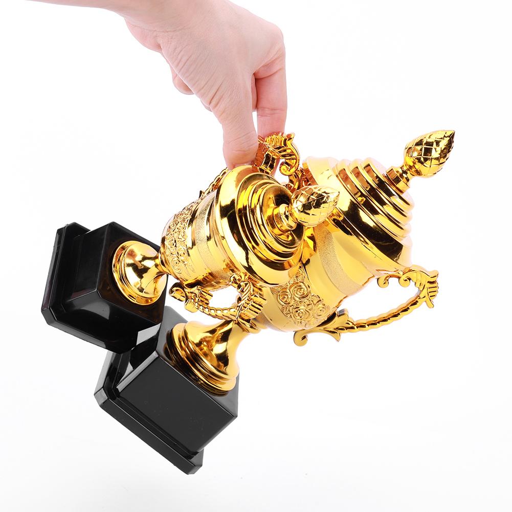 Gold Plastic Reward Trophy Cup Soccer Medals Prize Cup Early Educational Basketball Football Winners Gifts for Game School