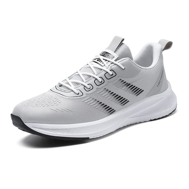 Sneakers men's new fashion breathable mesh casual shoes lightweight cushioning running shoes men's shoes
