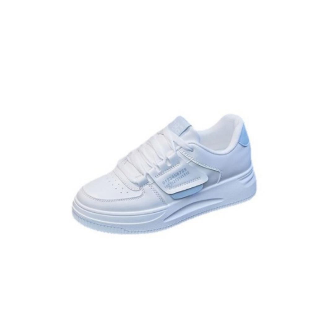 Pantofi albi mici pentru femei, pantofi de nișă, fund gros, versiunea coreeană a pantofilor sport casual pentru studenți