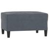 Vidaxl 4-Cz. Relaxation Set With Cushions, Dark Grey, Velvet