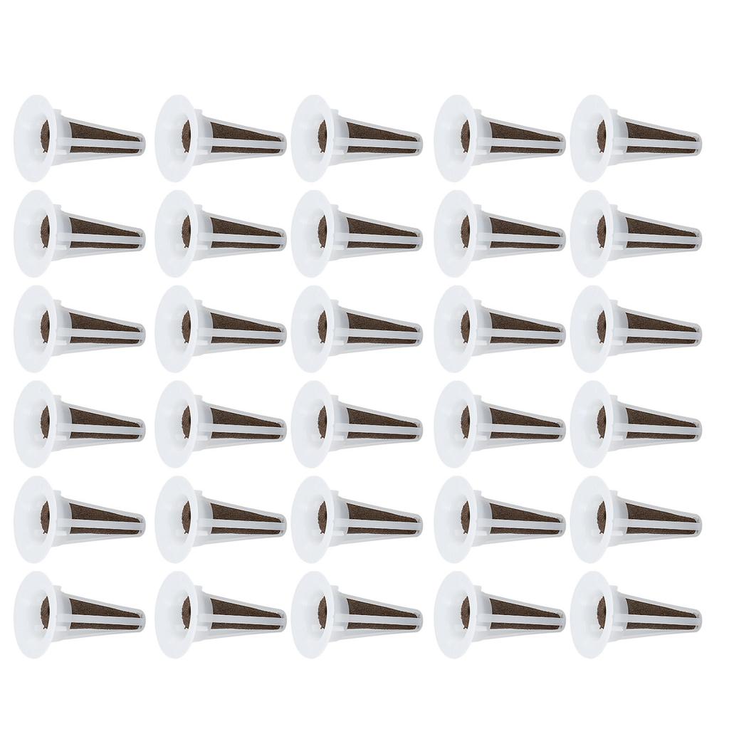 Hydroponic Seed Pod Kit Soilless Reusable High Water Absorbing Capacity with 30 Grow Sponges 30 Baskets Seed Starter
