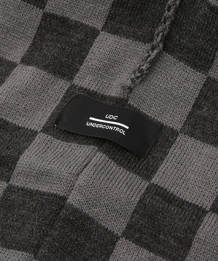 Eondeokeonteulol Winter Plaid Beanie Beanie / Checkerboard / Dark Smog