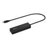 Buffalo Gigabit Docking Station with LAN Wired LAN USB Made In Type-C 4-in-1 Adapter, Port, 3.2 (Gen 1), Japan, Black, LUD-U3-CU101BK/N