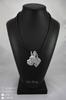 Great Dane I - Necklace with Dog, Silver-plated Pendant for Dog Fan, Unique Jewelry by Art-Dog Brand