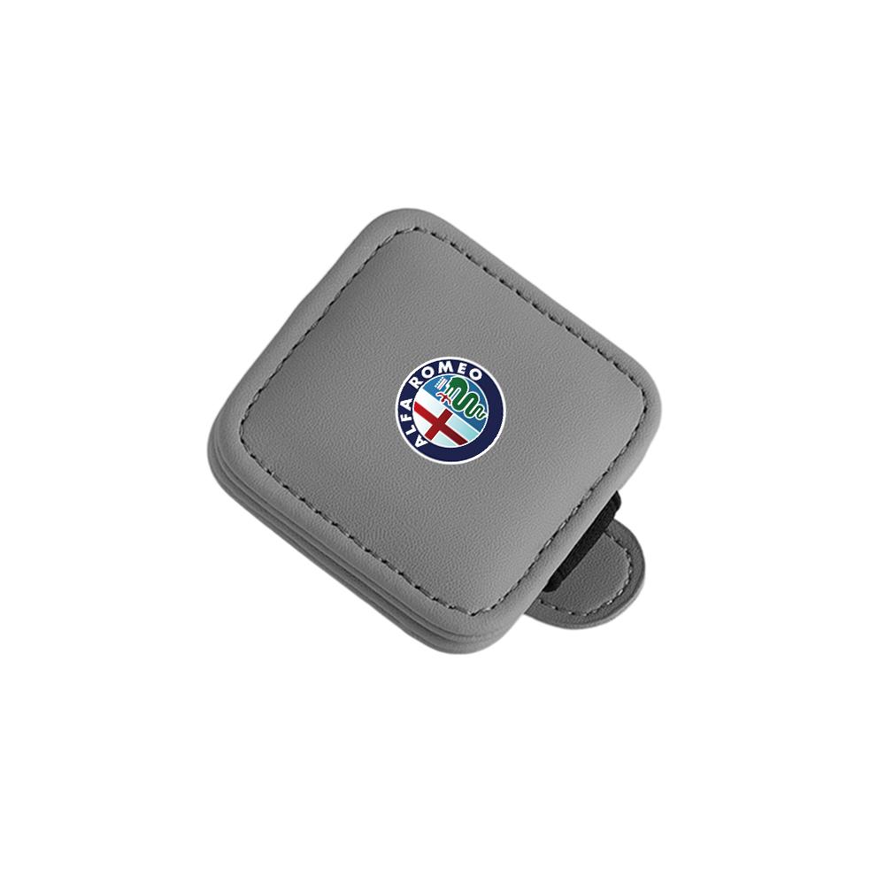 Car Sun Visor Glasses Clip Sunglasses Holder Magnetic Eyeglass Organizer For Alfa Romeo Giulietta Mito 159 147 156 Stelvio valve