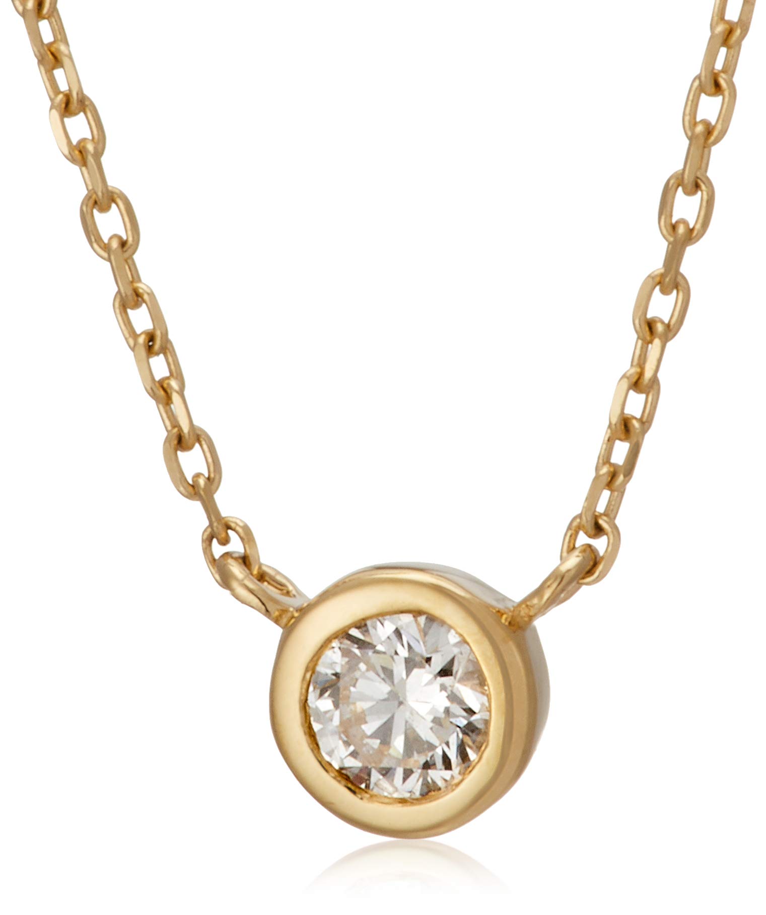 

K18 Yellow Gold Necklace 111921123017 [Yondo Sea] 4℃ Women s