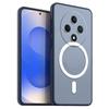 Magnetic Iron Ring Phone Case for OPPO Reno12 F 4G/5G Matte Soft TPU Shockproof Cover
