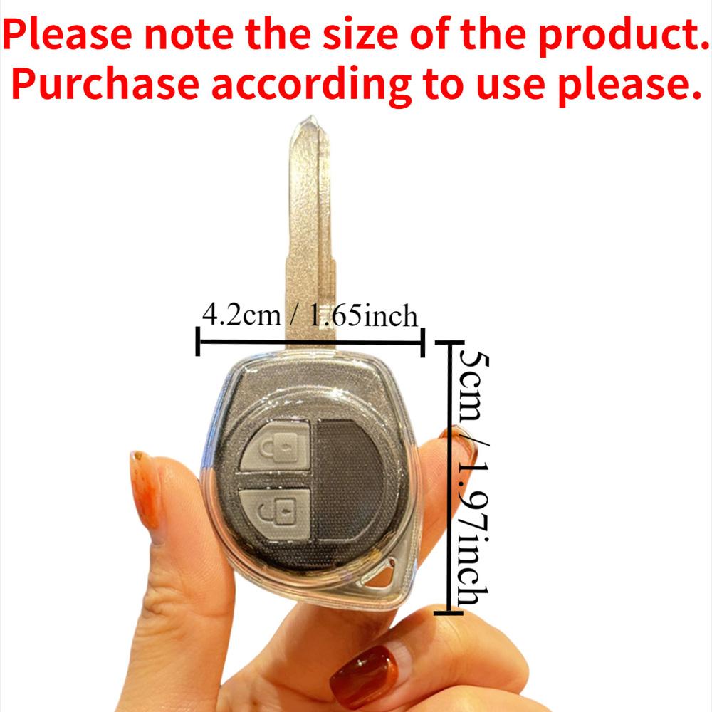 2 Buttons TPU Car Remote Key Fob Case Cover Shell for Suzuki SX4 Swift Grand Vitara Ciaz Liana Spresso Celerio Jimny Jeemny
