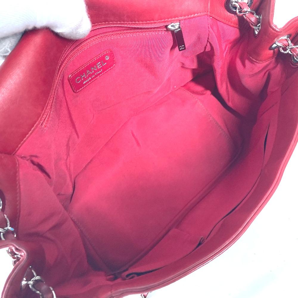 Chanel CC Mark Lipstick Double Chain Crossbody Flap Bag Shoulder Bag Red/pink