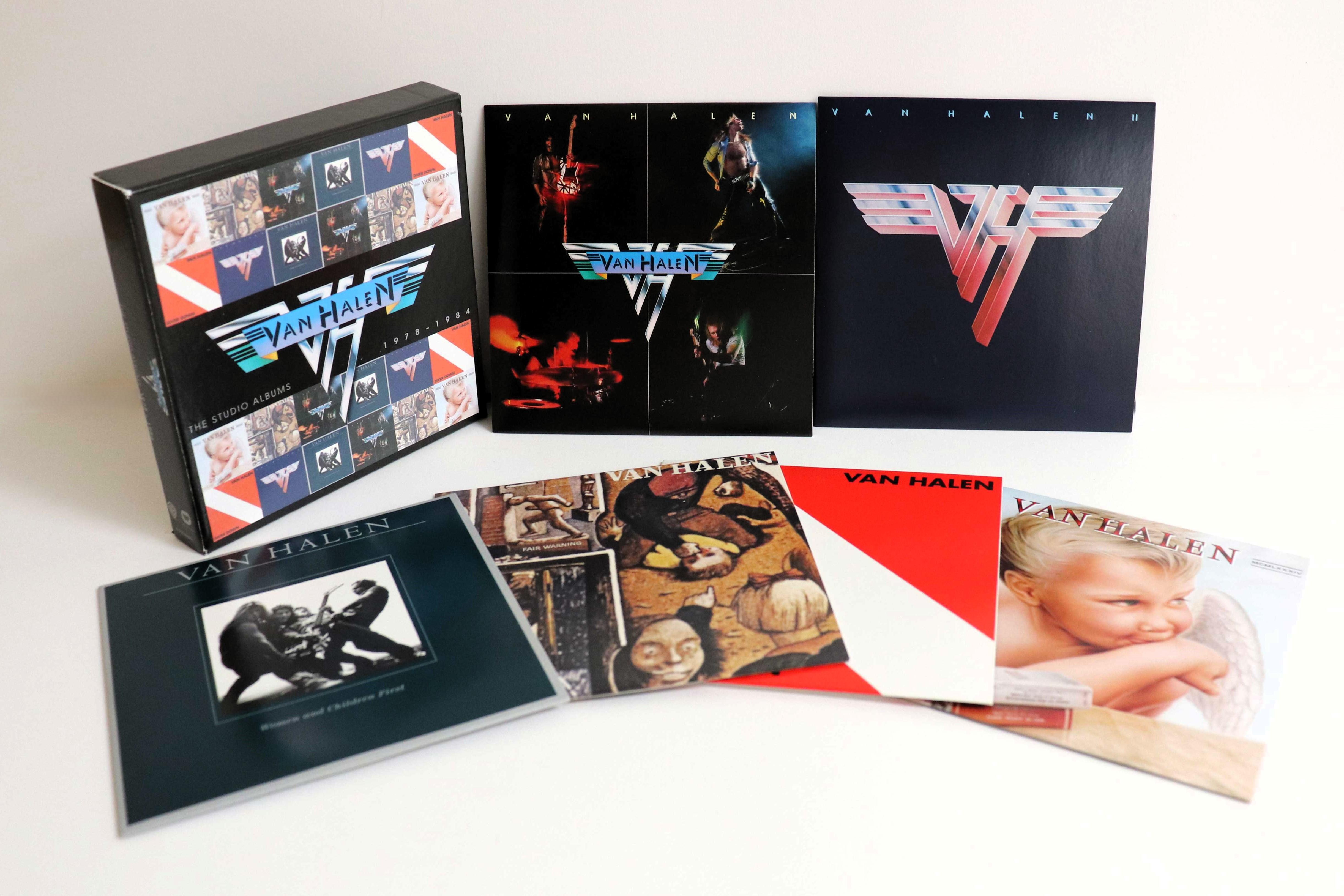 

CD VAN HALEN Studio Albums 1978 1984 8122796893 WARNER BROS Europe Metal Used