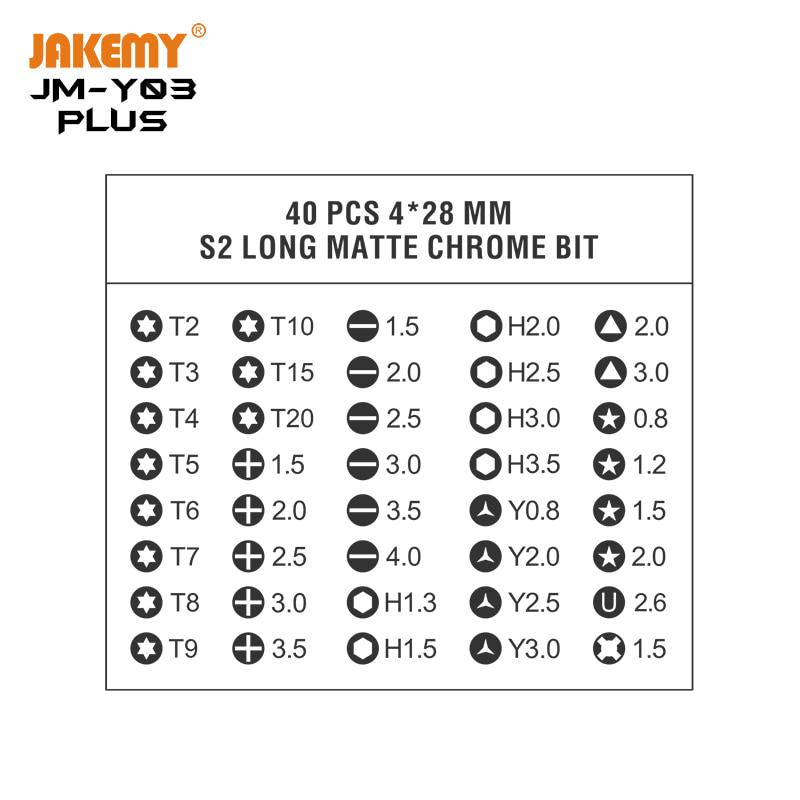 Jakemy Precision Electric Screwdriver Set Portable Rechargeable Cordless Screw Driver For Phone Tablet Repair With LED LightAA