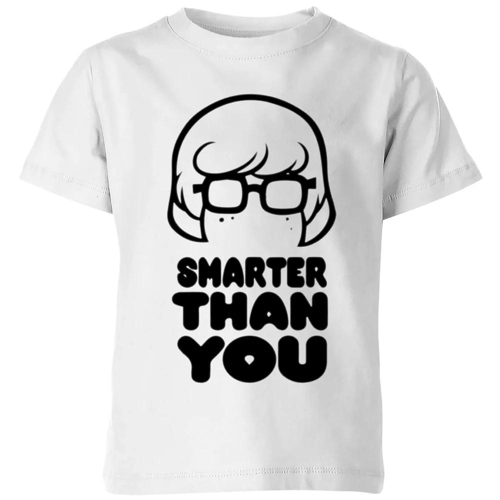 Scooby Doo Smarter Than You Kids  T-Shirt - White - 3-4 Years 100