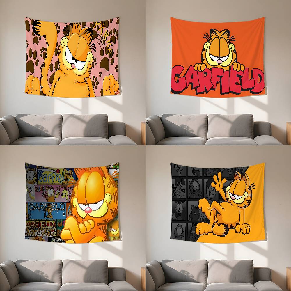CatGGarfieldsBackdrop Tapestry Customizable Tapestries Of Various Styleswall Hangings Celebrity Photo Printingwall Hangings