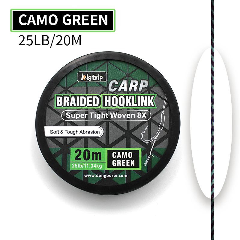 

1 шт. Карповая леска Мягкий плетеный поводок Непокрытая плетеная леска для волосяного монтажа Карповые рыболовные аксессуары для фидерной ловли