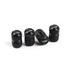 AHUQ1 Car Wheel Tire Valve Caps Tyre Stem Covers Airdust For Skoda VRS Octavia Kamiq Kodiaq Karoq RS Superb Fabia Rapid Accessories