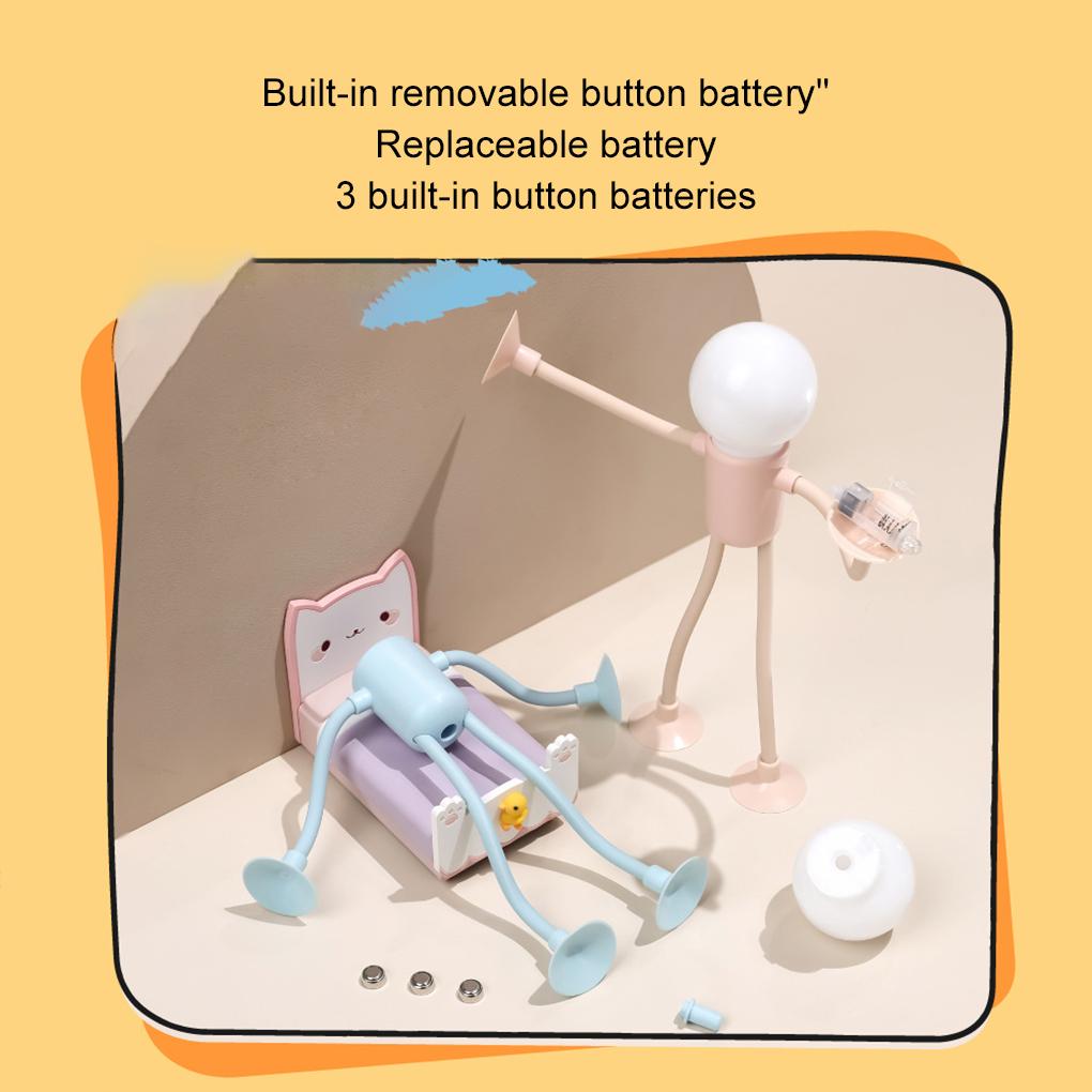 Funny Sportsman Night Light Enjoy Flexible Inverted And Suspended Athlete Designs Changeable Shape