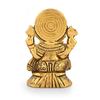 Ganesha Idol Showpiece Aluminum Golden Finish Ganesha Idol for Gift & Home Decor, Pooja Room, Mandir Housewarming Gifts
