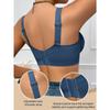 Seamless Full Coverage T-Shirt Bra Comfortable Underwire Push Up Bra with Adjustable Straps