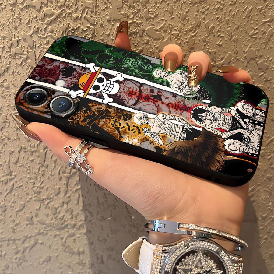 One Piece Zoro Luffy Portgas D Ace Funda Phone Cover Phone Case for Apple iPhone 14 17 Pro Max 15 Pro 7 8 16 13 Air 11 XR XS MAX