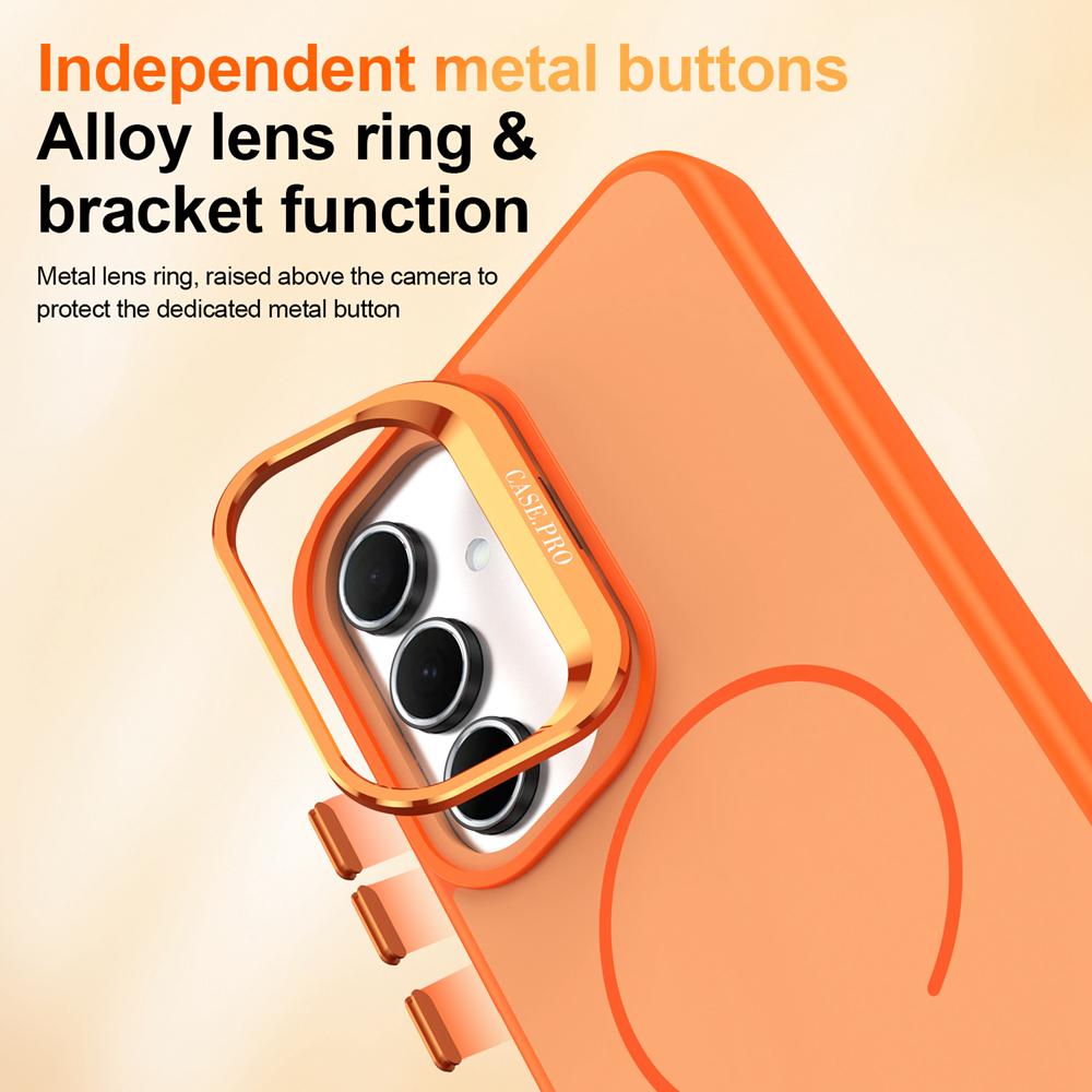 KEYSION Matte Skin Feel Lens Stand Phone Case for Samsung A55 5G A35 A25 A15 4G Magnetic Shockproof Back Cover for Galaxy A05S