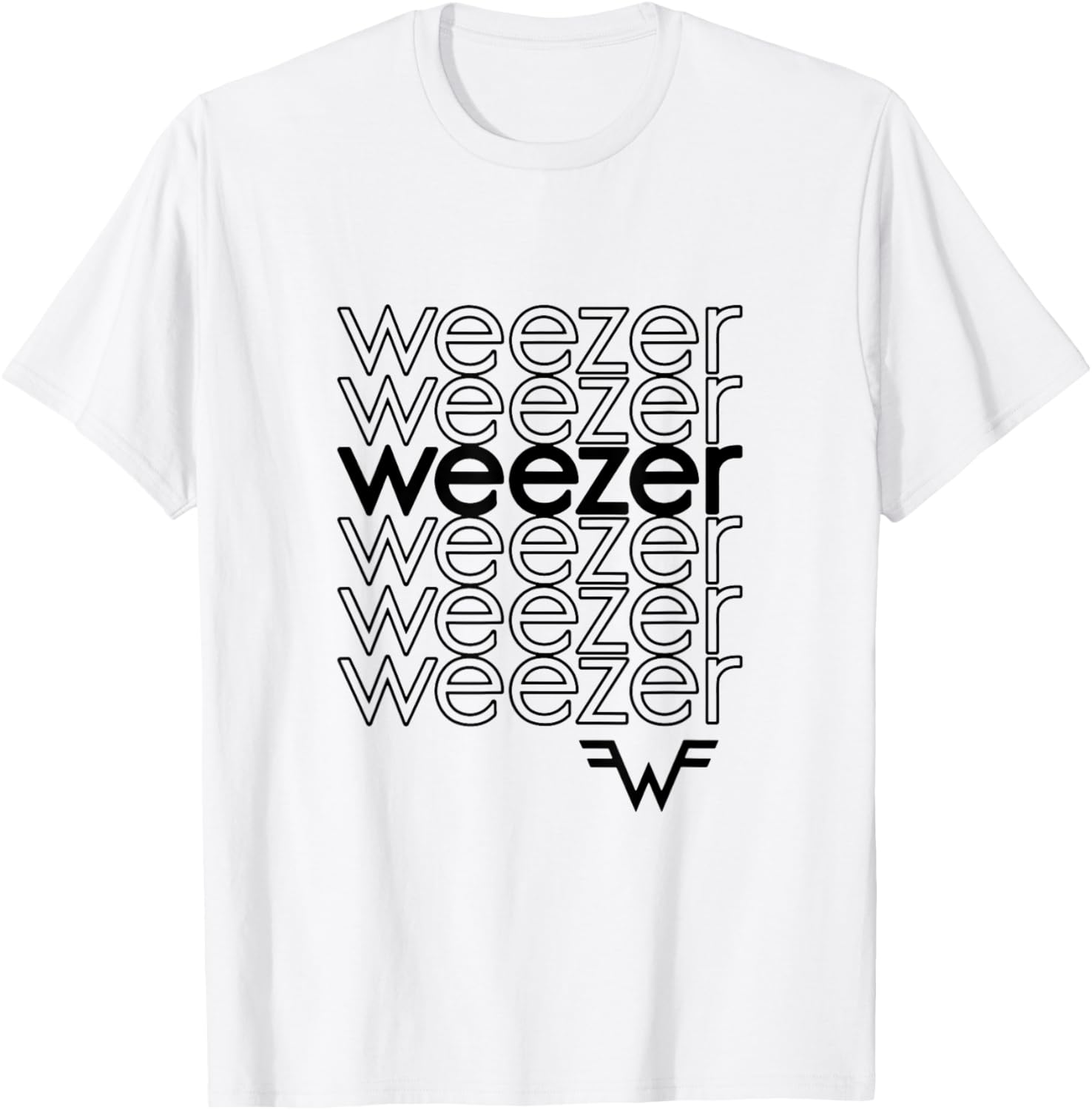 Weezer - Thank You Black Unisex T-Shirt XXL