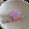Creative Hairpin Acetic Acid Hair Claw Colorful Floral Design Acetate Shark Clip Large Korean Style Flower Hair Clip Vacation